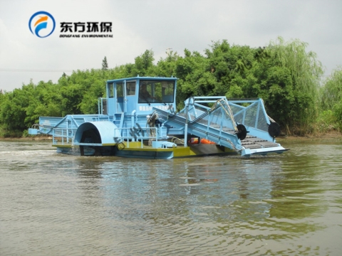 秦皇島水務局購買的DFGC─110 型全自動水草收割船【視頻】