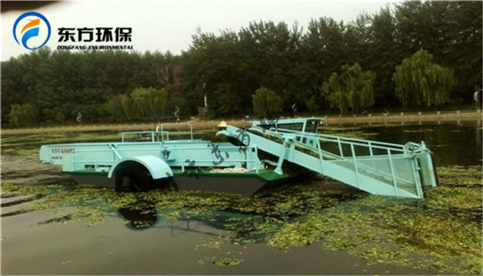 河南省南陽市水務局購買的DFGC─85 型全自動水草收割船【視頻】