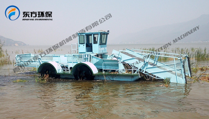 云南普者黑景區管委會購買的DFGC-110 割草保潔船