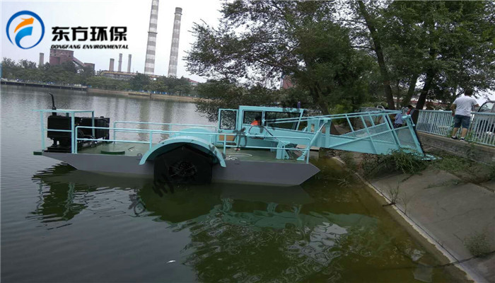 北京市首都鋼鐵集團購買的DFGC─39型水草收割船【視頻】